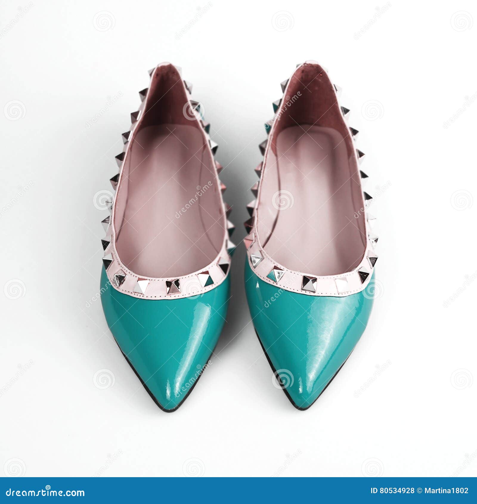 Blue shoes on white stock photo. Image of classic, clothes 80534928