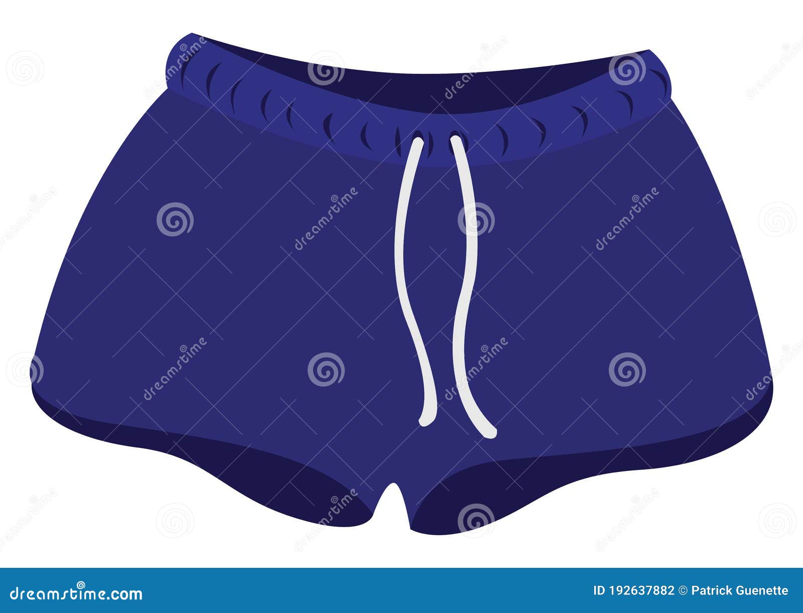 Blue Shorts, Illustration, Vector Stock Vector - Illustration of male ...