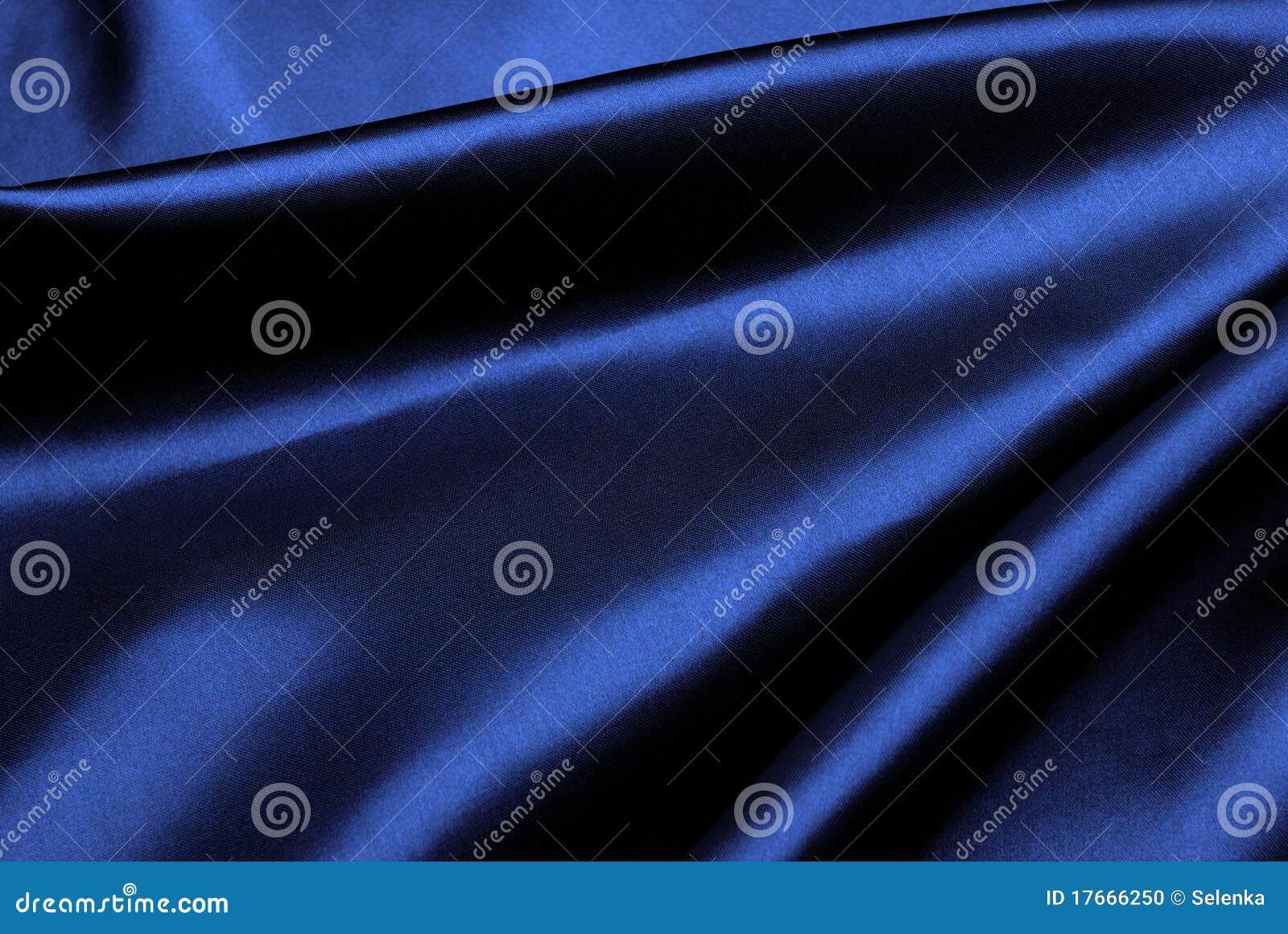 blue silk background.