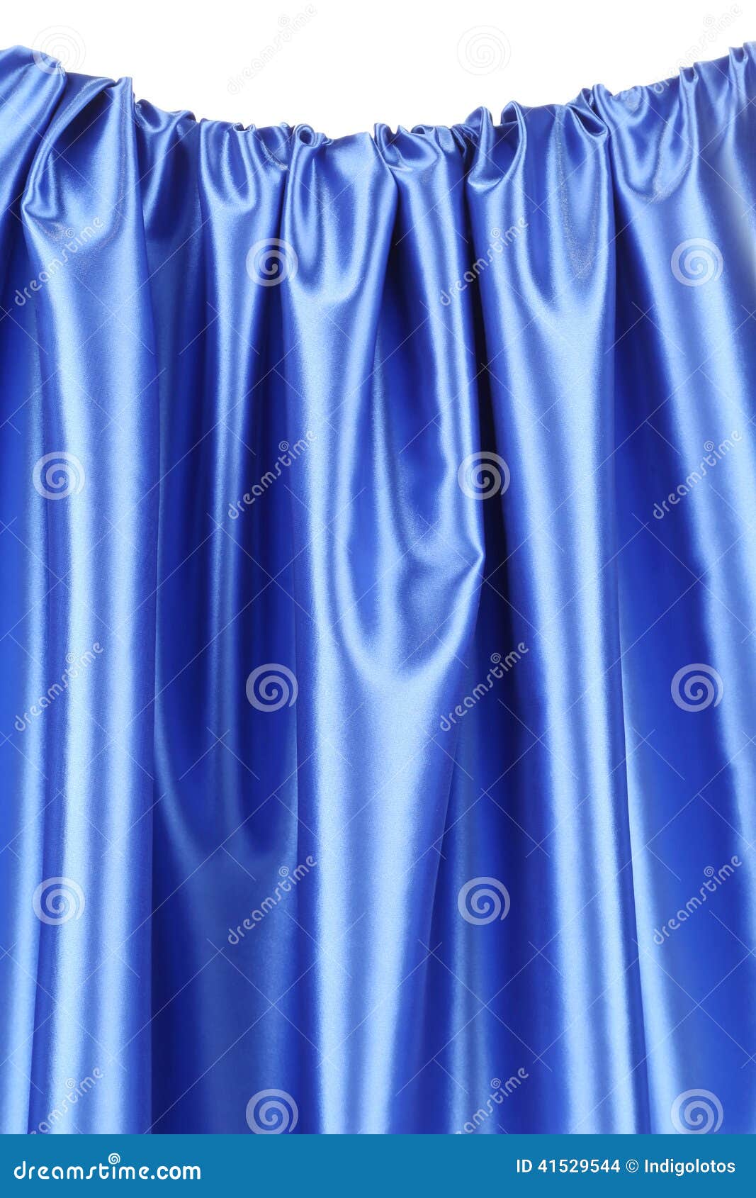 Blue silk cloth texture close up. Stock Photo by indigolotos