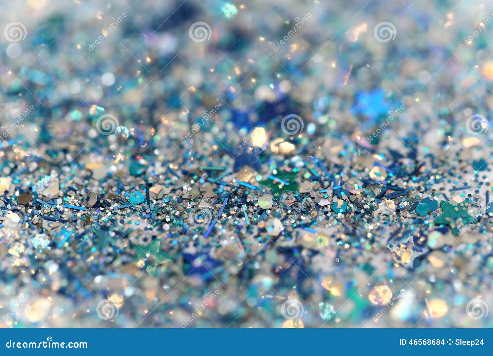 Blue and Silver Frozen Snow Winter Sparkling Stars Glitter Background.  Holiday, Christmas, New Year Abstract Texture Stock Photo - Image of  decoration, event: 46568684