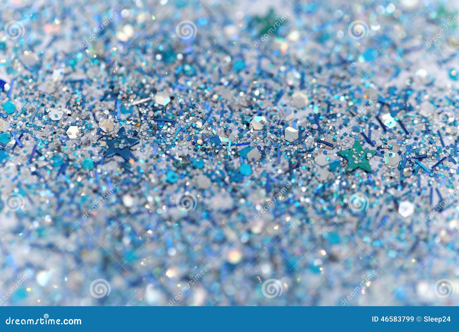 Blue and Silver Frozen Snow Winter Sparkling Stars Glitter Background.  Holiday, Christmas, New Year Abstract Texture Stock Image - Image of  festive, christmas: 46583799