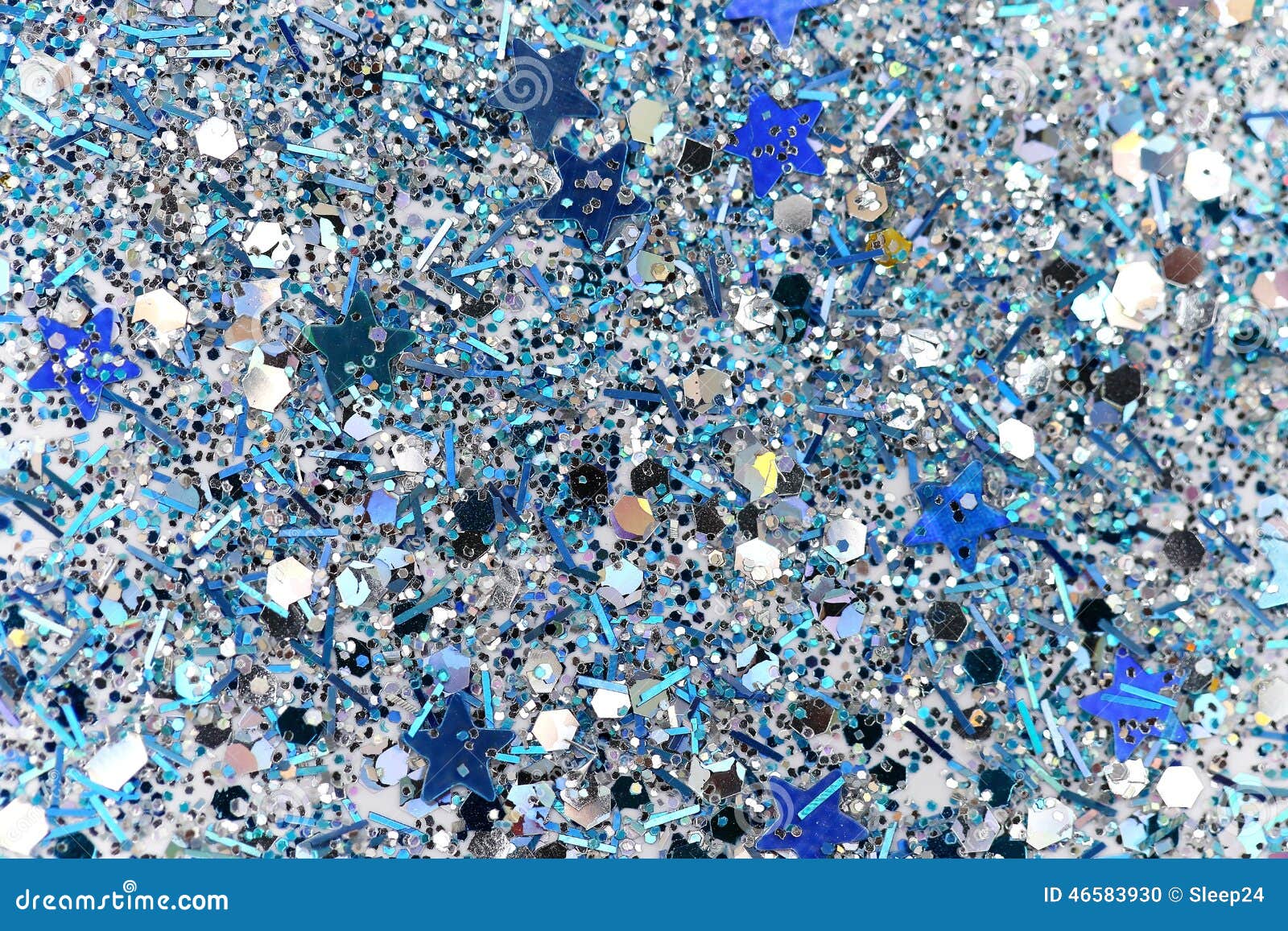 Blue and Silver Frozen Snow Winter Sparkling Stars Glitter Background.  Holiday, Christmas, New Year Abstract Texture Stock Image - Image of  festive, christmas: 46583799