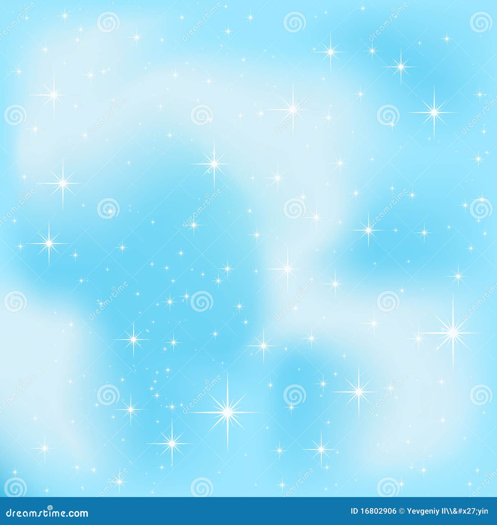 Blue sky stock vector. Illustration of illustration, shiny - 16802906