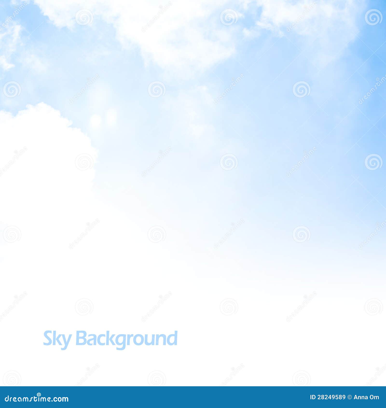 Blue sky background border stock image. Image of copy 28249589