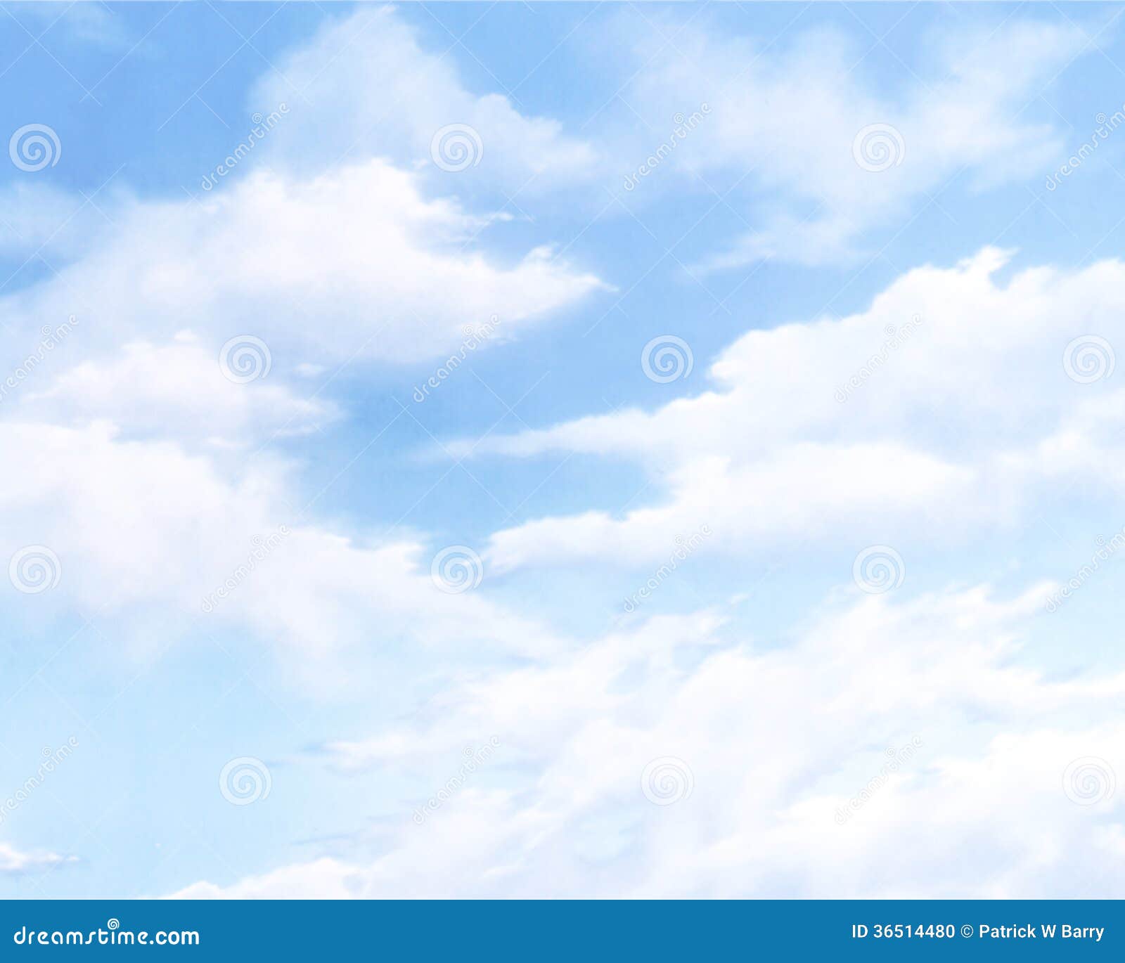 blue sky with clouds