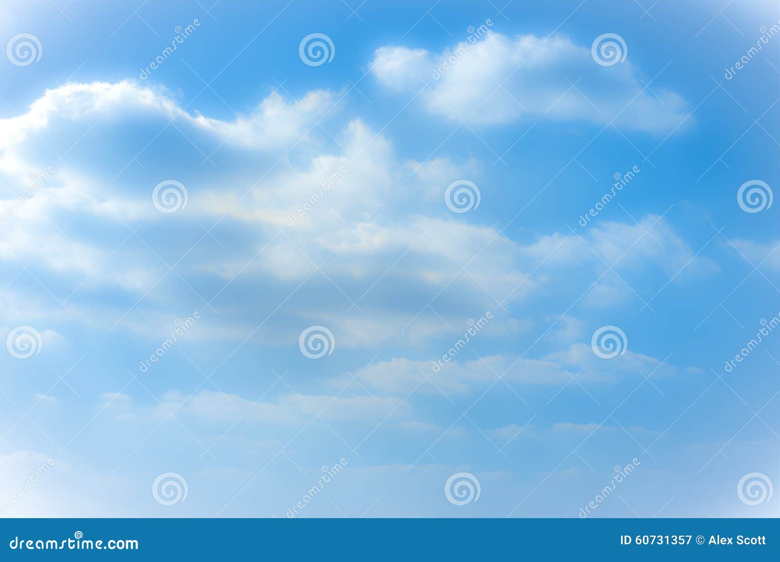 Blue sky and clouds stock image. Image of relaxation - 60731357