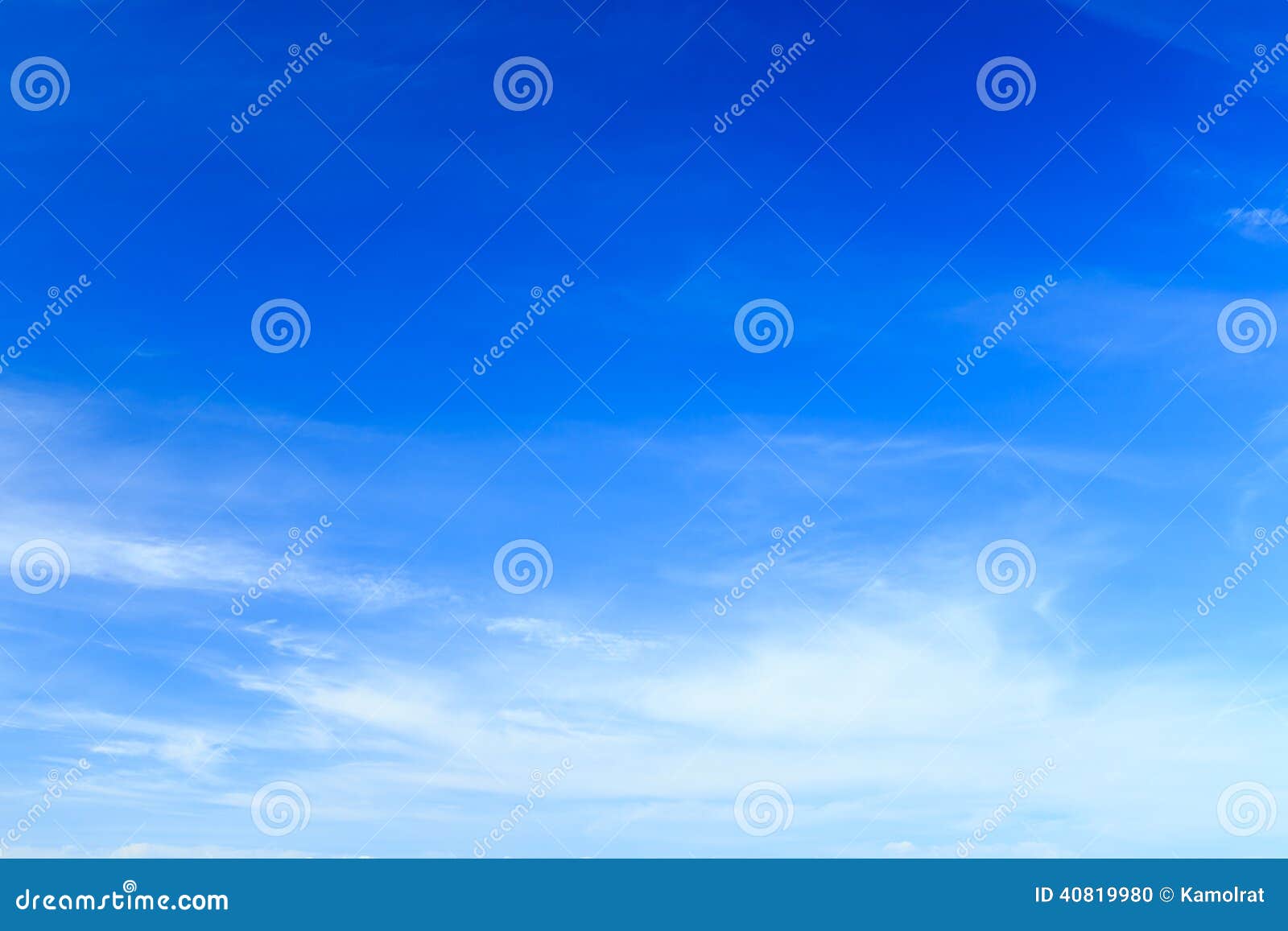 blue sky with clouds