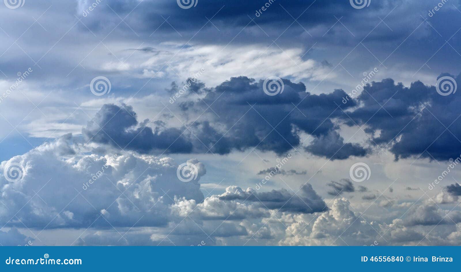 Blue Sky with Rain Clouds As Background Stock Photo Image of rain