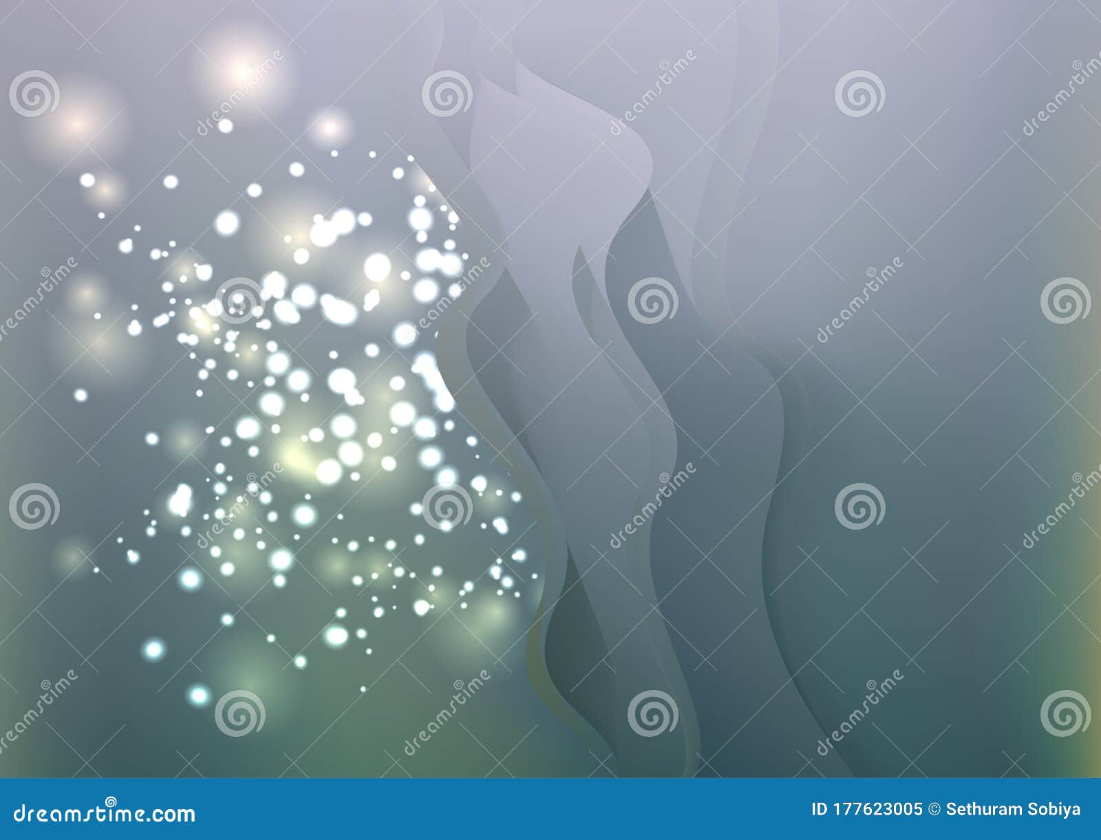 Blue Sky Template Background Vector Illustration Design Stock Vector