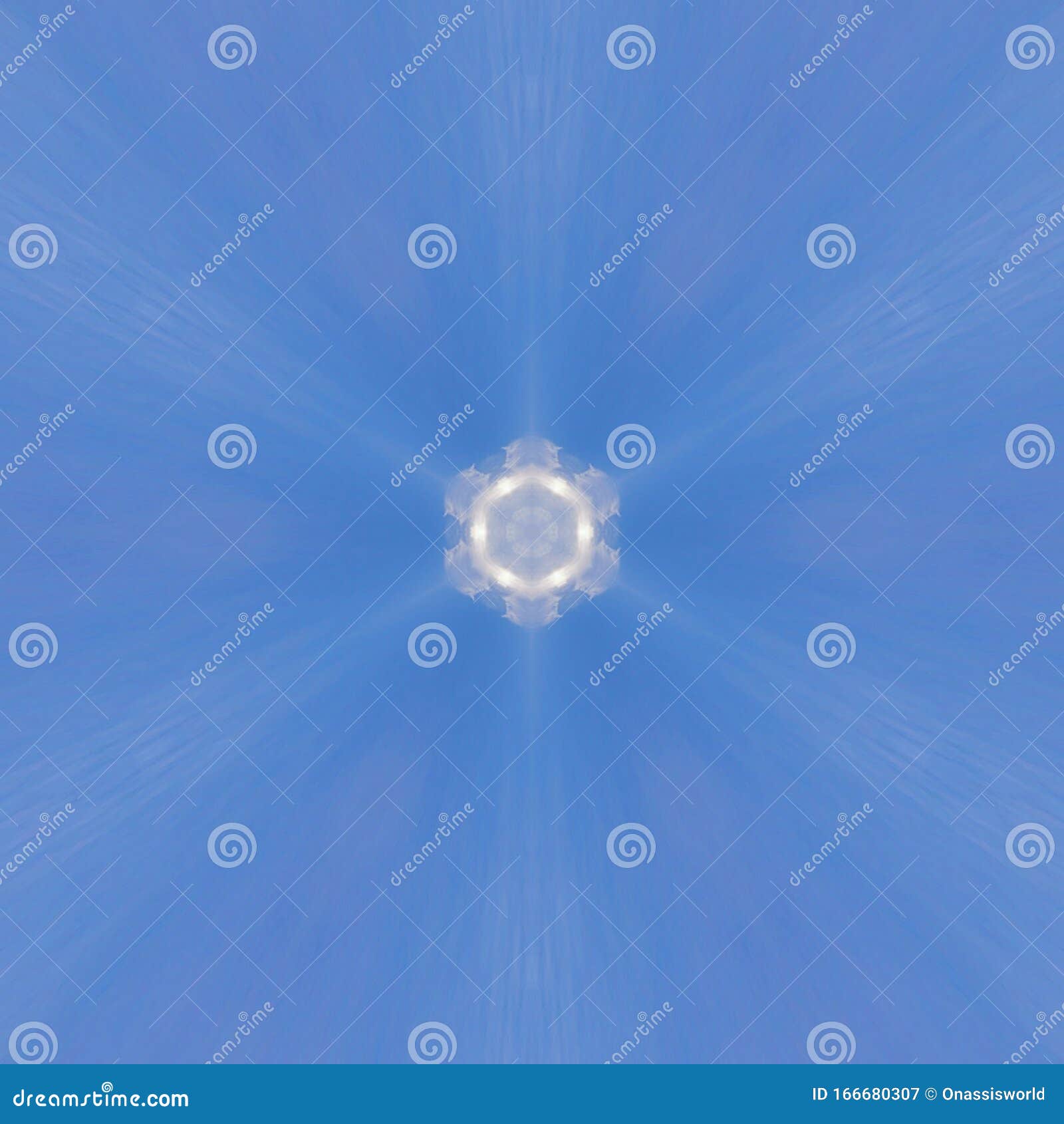 Blue Sky White Clouds Abstract Art Stock Image Image of clouds, white