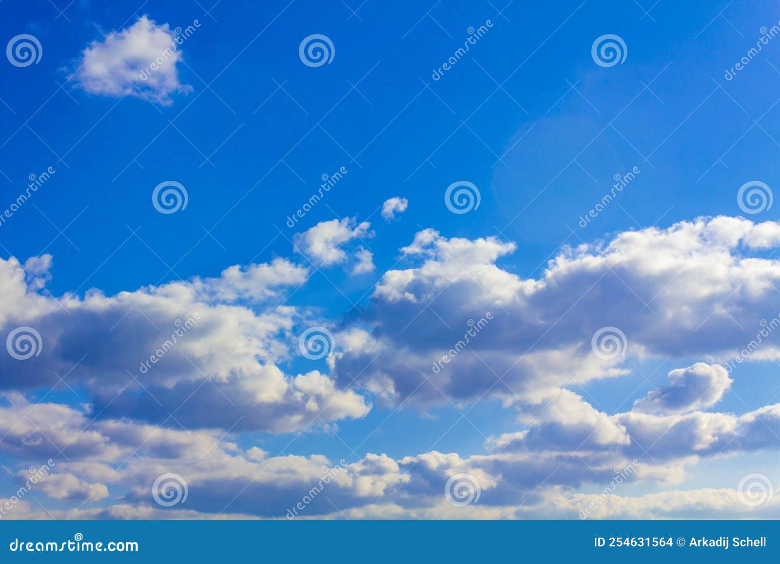 blue sky with white clouds beautiful cloudscape and background germany