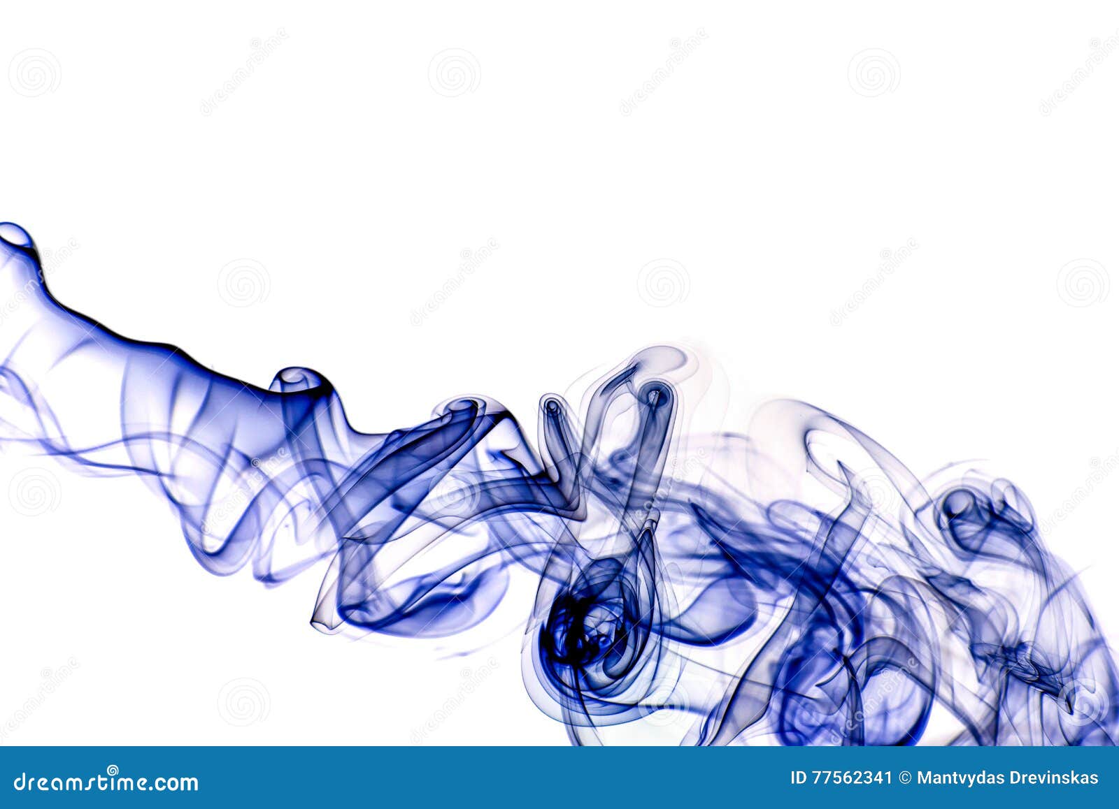 Blue smoke stock image. Image of smoke, form, abstract - 77562341