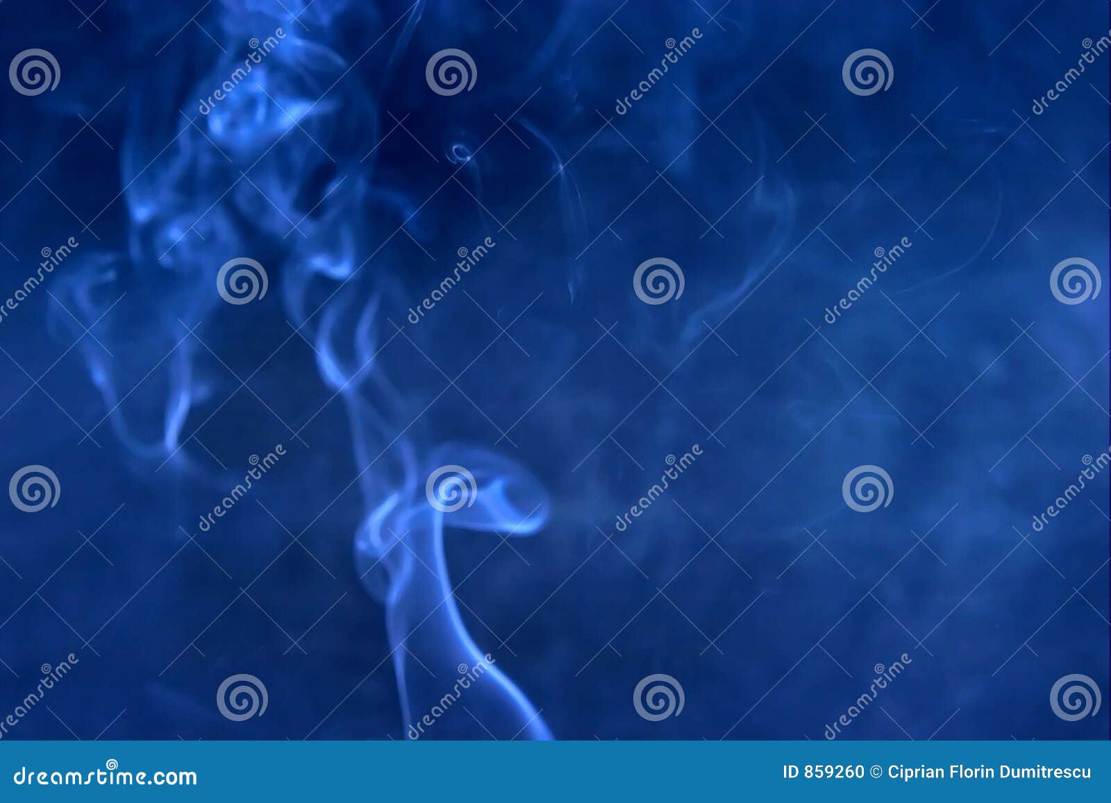 blue smoke blur
