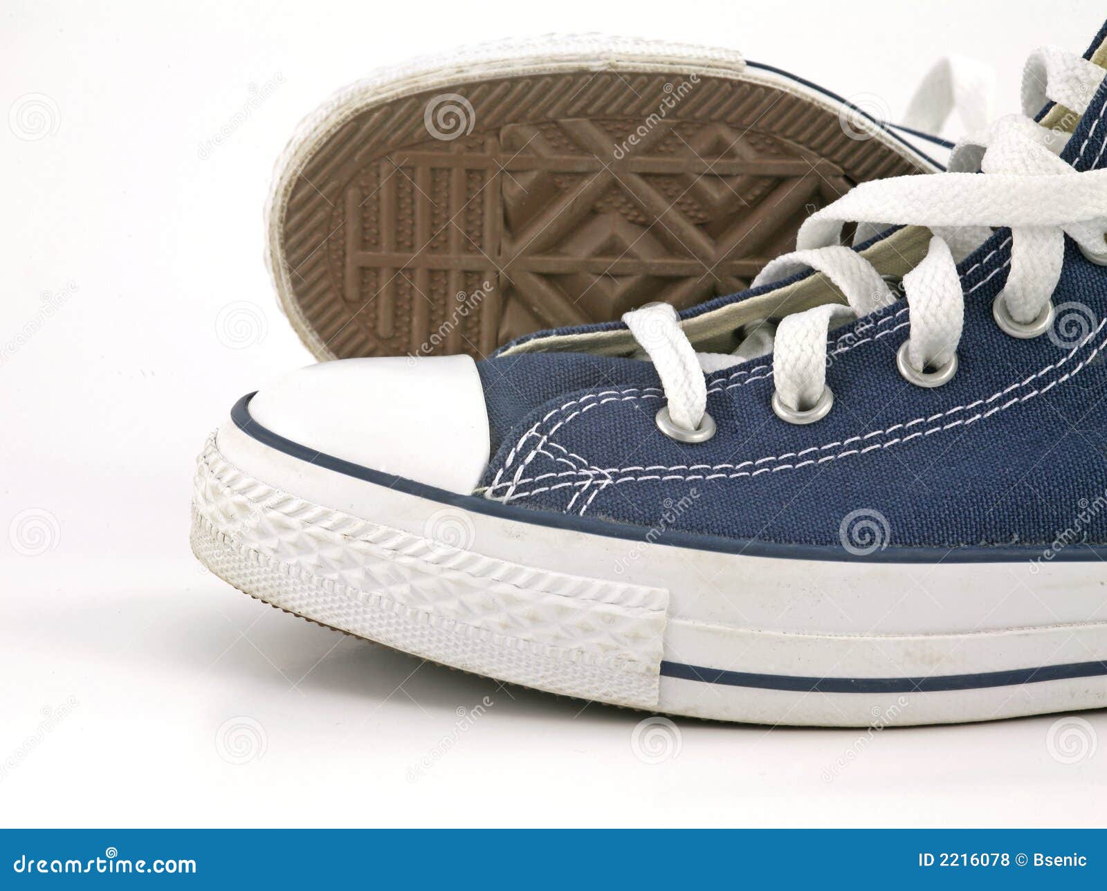 Blue sneakers stock photo. Image of canvas, star, object - 2216078