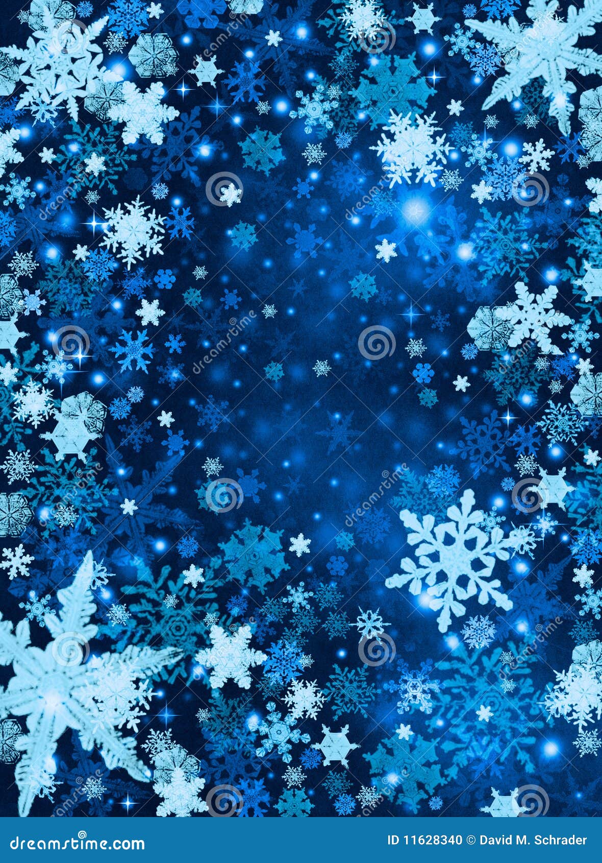 Blue Snow Background stock illustration. Illustration of flurries