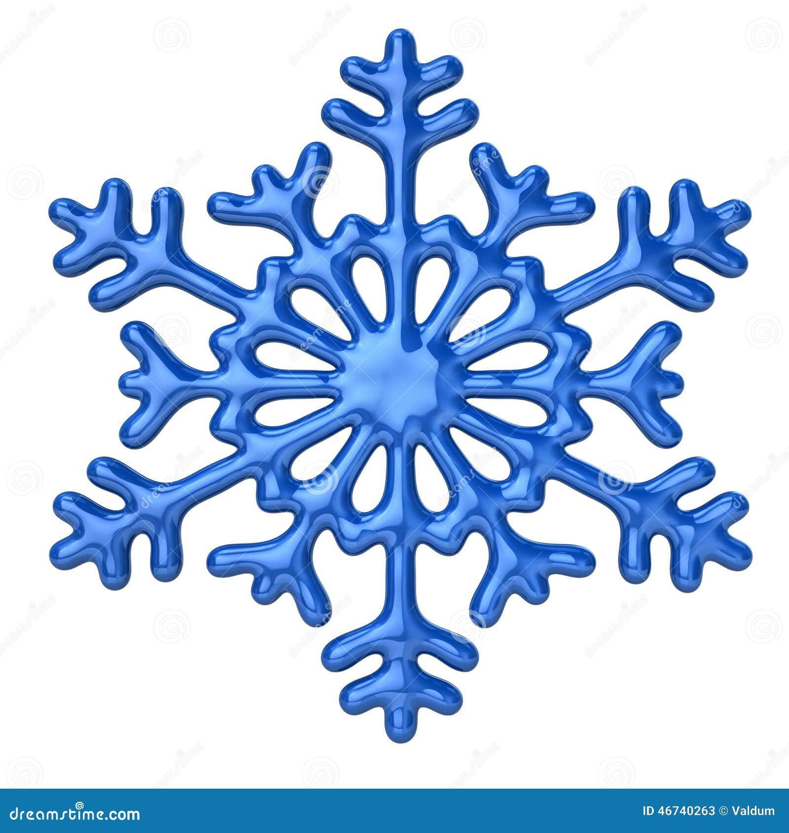 Blue Snowflake-Blue Background Royalty-Free Stock Photography ...