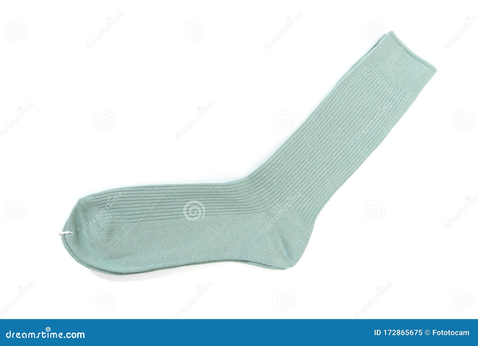 Blue Socks on Isolated White Background - Image Stock Image - Image of ...
