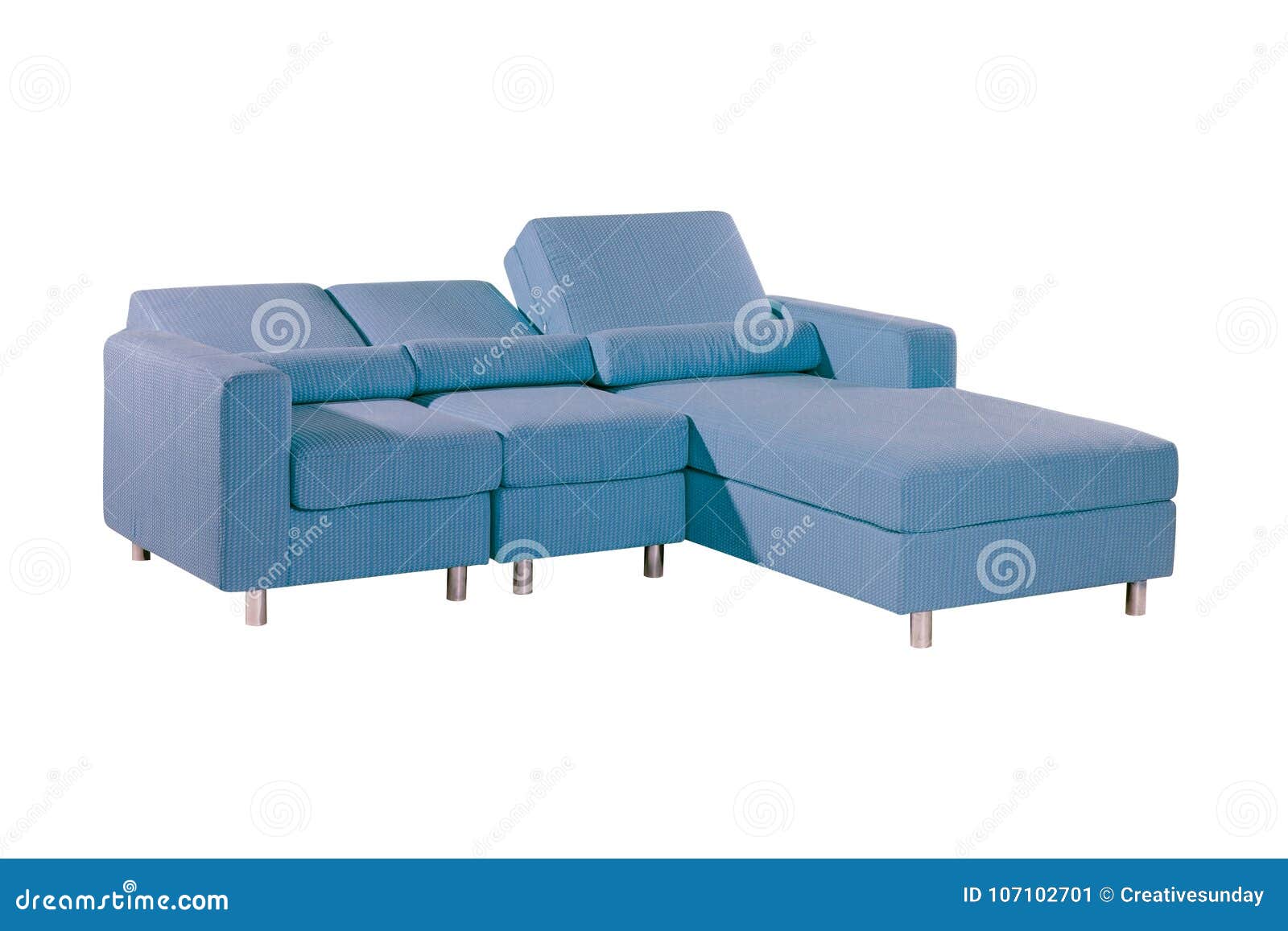 Blue sofa bed stock image. Image of home, couch, mask 107102701
