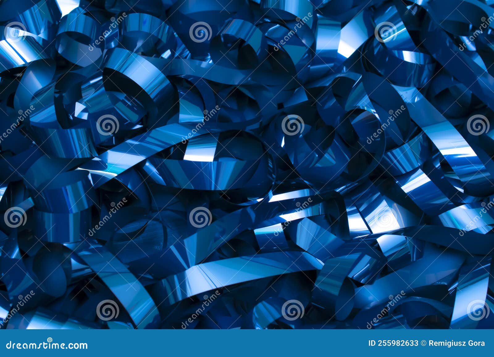 Blue Spiral Ribbon, Videotape Tape. Background or Texture Stock Image Image of texture