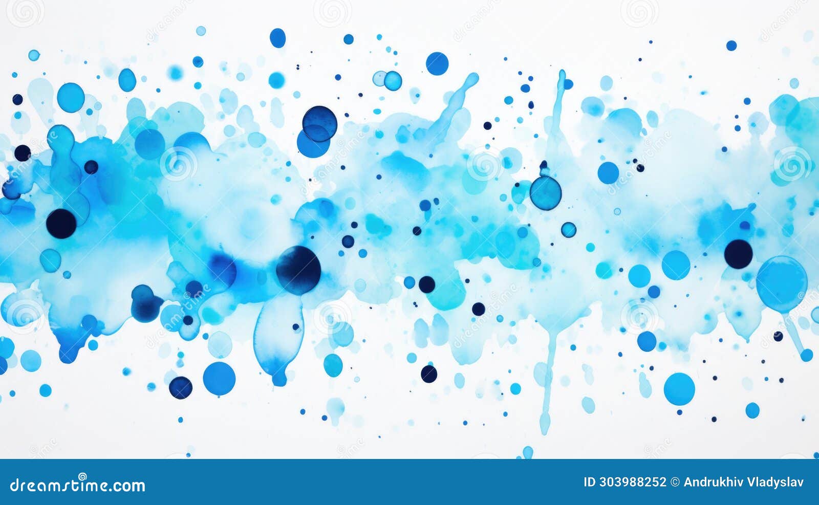 Blue Spots on White Background Stock Illustration - Illustration of