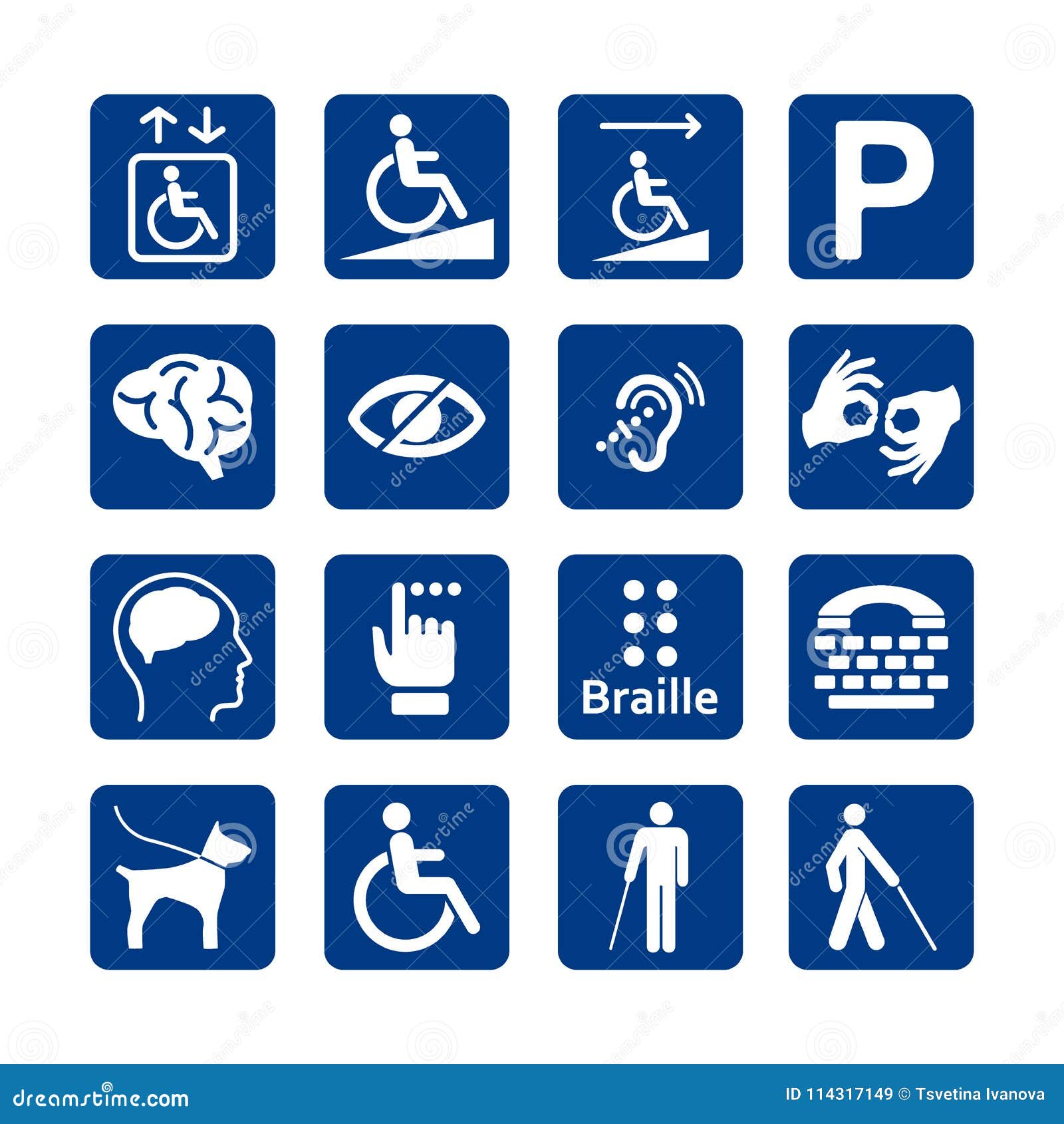 Disability Icon Vector Illustration Man On Wheelchair Cartoondealer