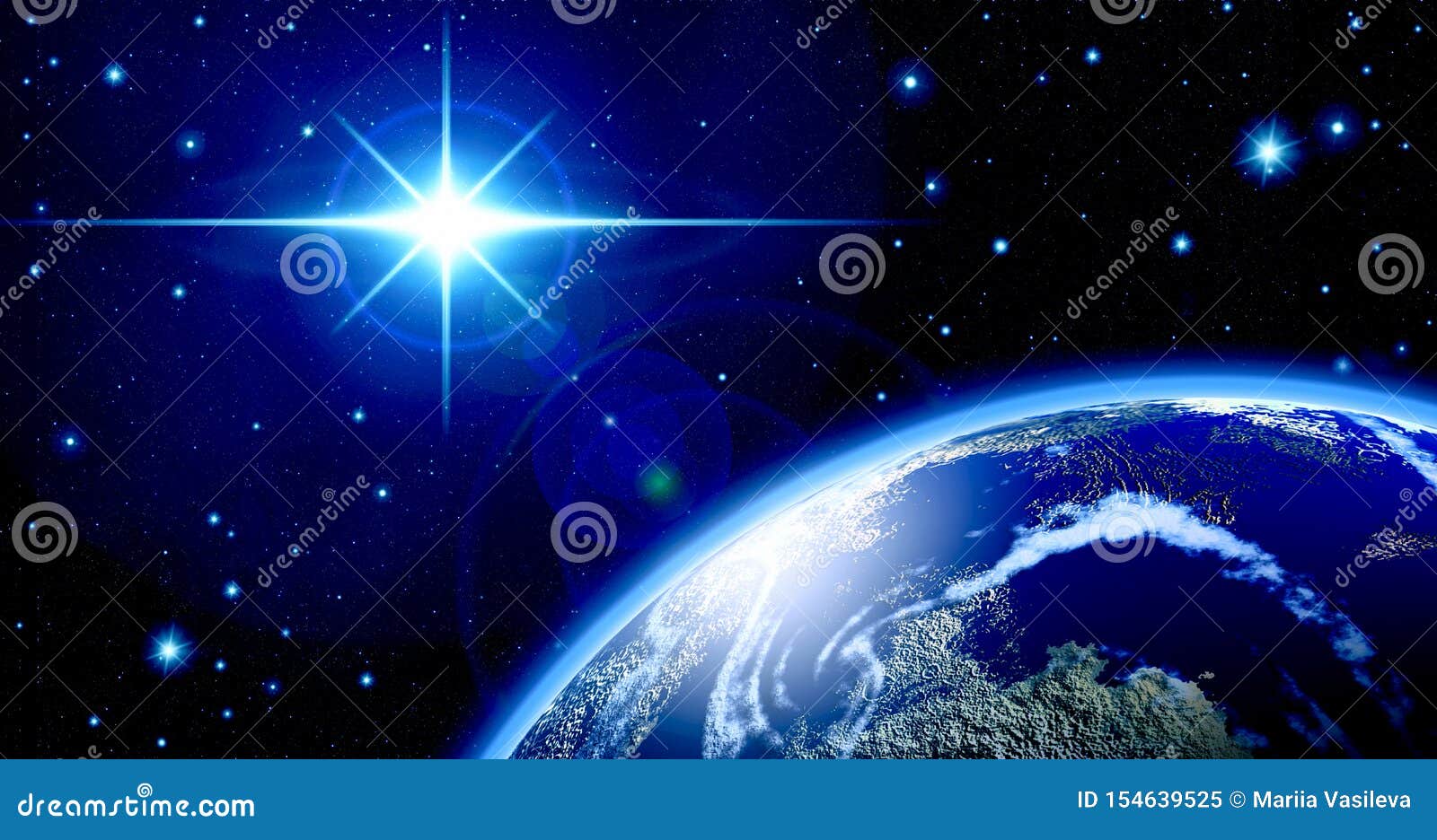 blue star radiance, space, stars, rays, brilliance, planet, astronomy, science, starry sky, universe, brilliance, flaming