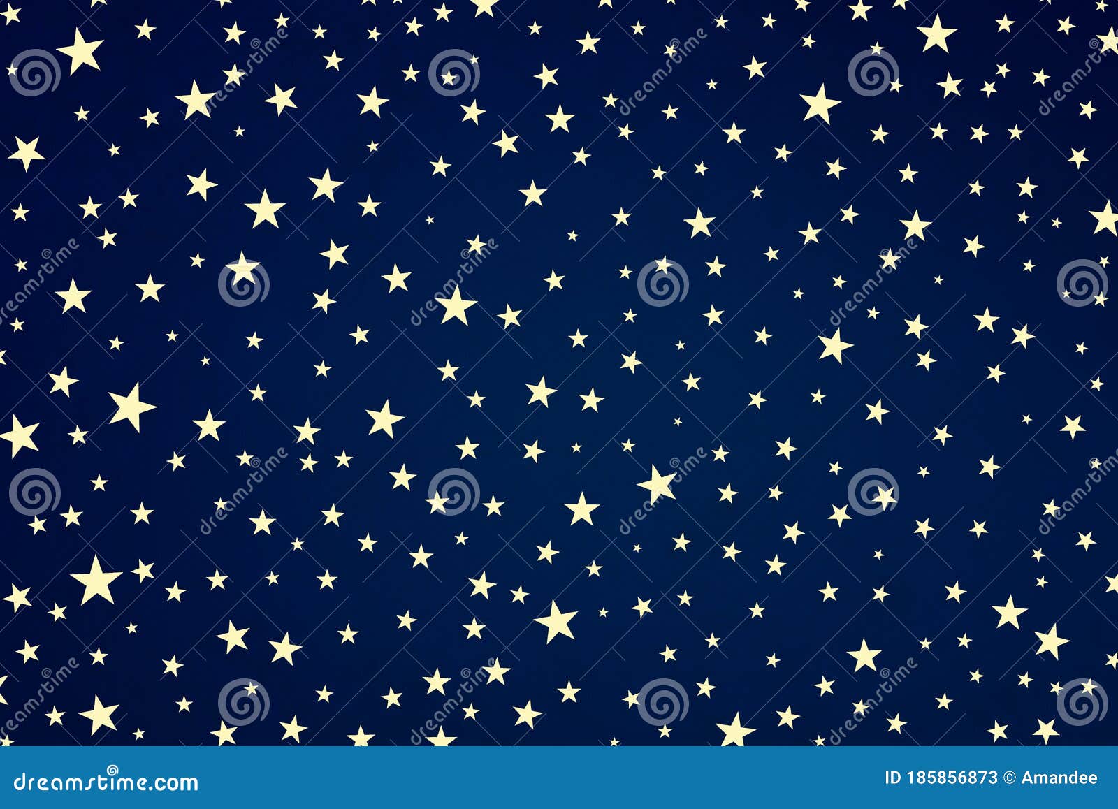 Blue Stars Background, White Star Shapes in Starry Night Sky Design, July  4th, Memorial Day, Veterans Day Stock Illustration - Illustration of navy,  night: 185856873