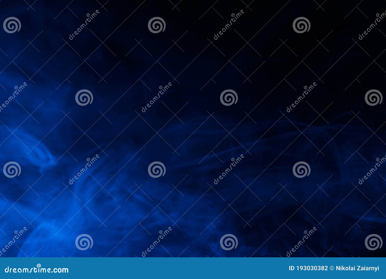 Blue Steam on a Black Background Stock Photo Image of speed, flowing