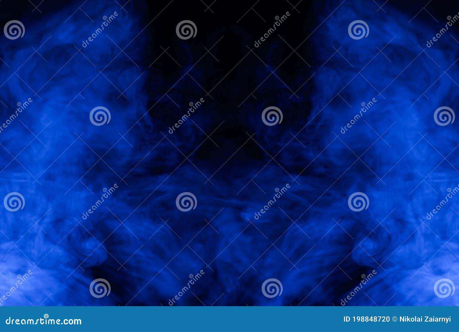 Blue Steam on a Black Background Stock Photo Image of texture, blue