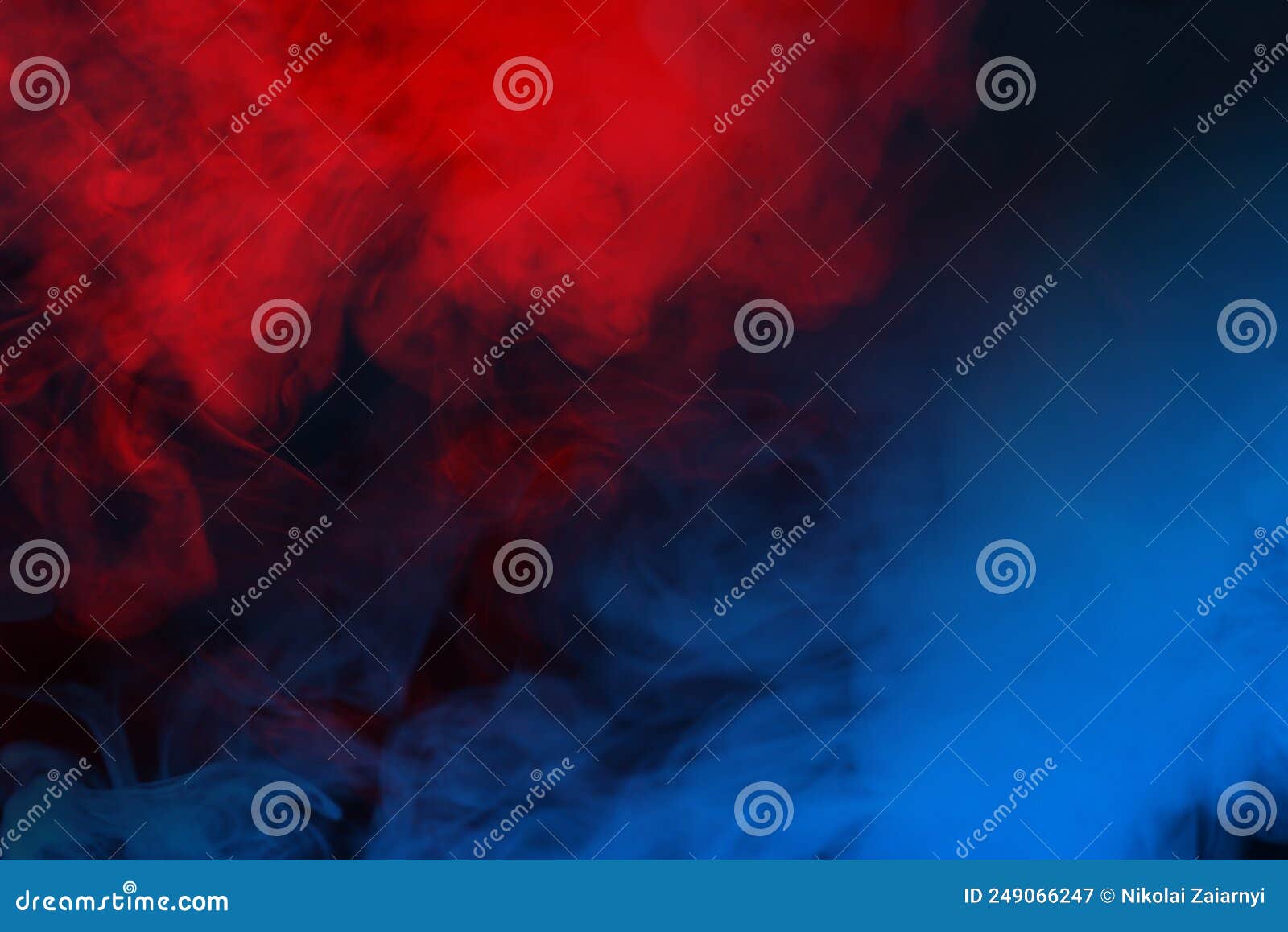 Blue Steam on a Black Background Stock Image Image of curve, isolated
