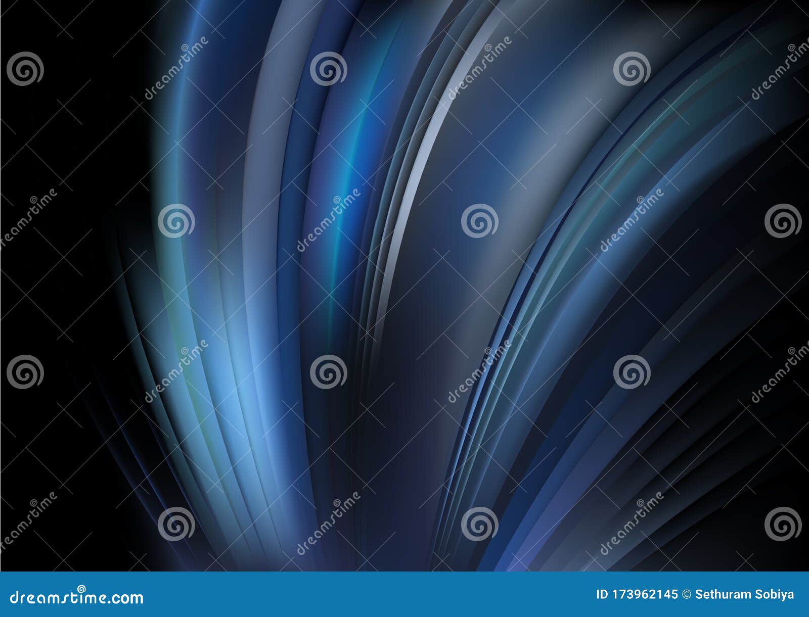 Blue Stock Photography Concept Background Vector Illustration Design Stock Vector Illustration