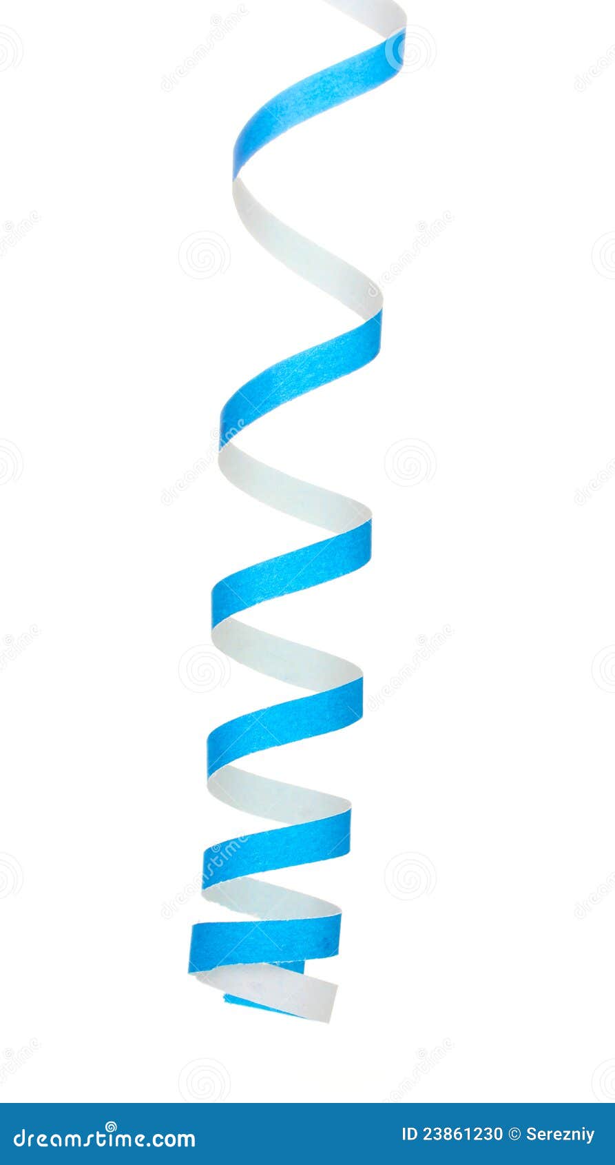 Blue streamer stock photo. Image of ornate, decorate 23861230