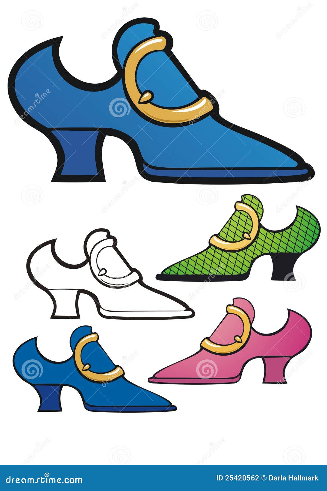 Blue Suede Shoe and others stock vector. Illustration of green - 25420562