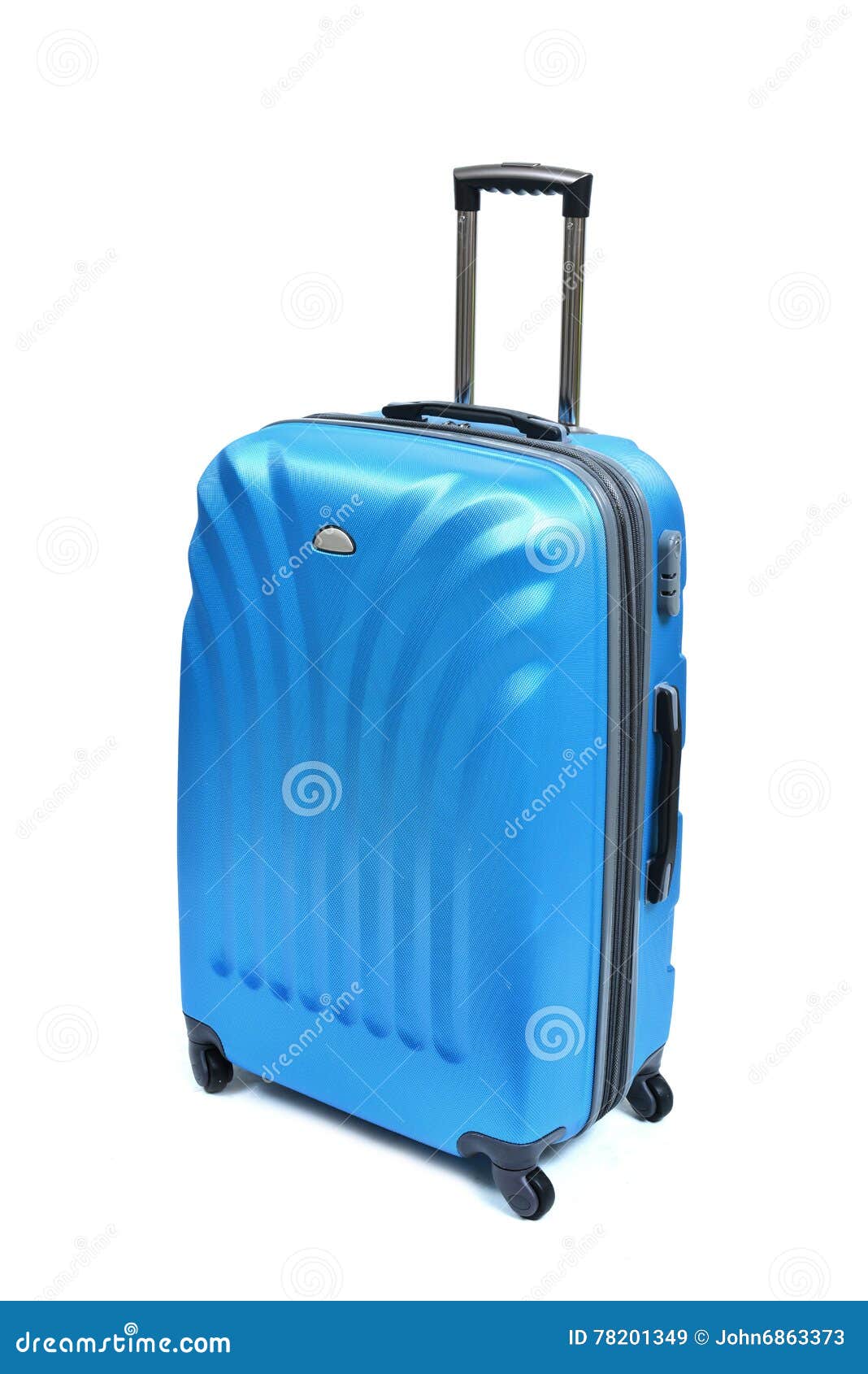 Blue suitcase stock image. Image of boarding, airport - 78201349