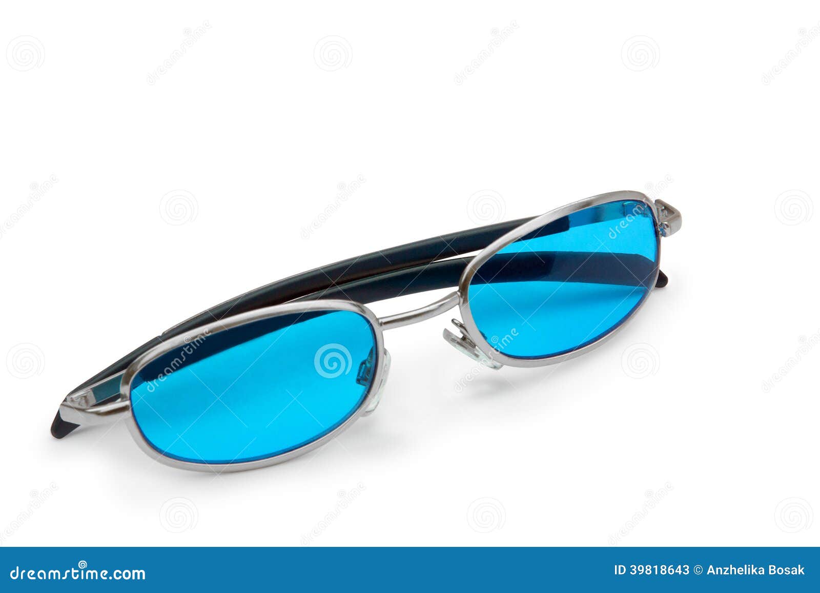 Blue sunglasses stock image. Image of summer, male, clothing 39818643