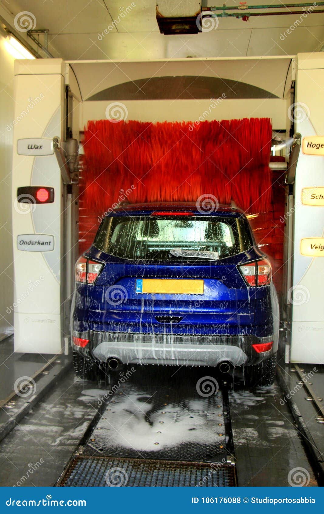 Automatic car wash stock photo. Image of blower, program 106176088