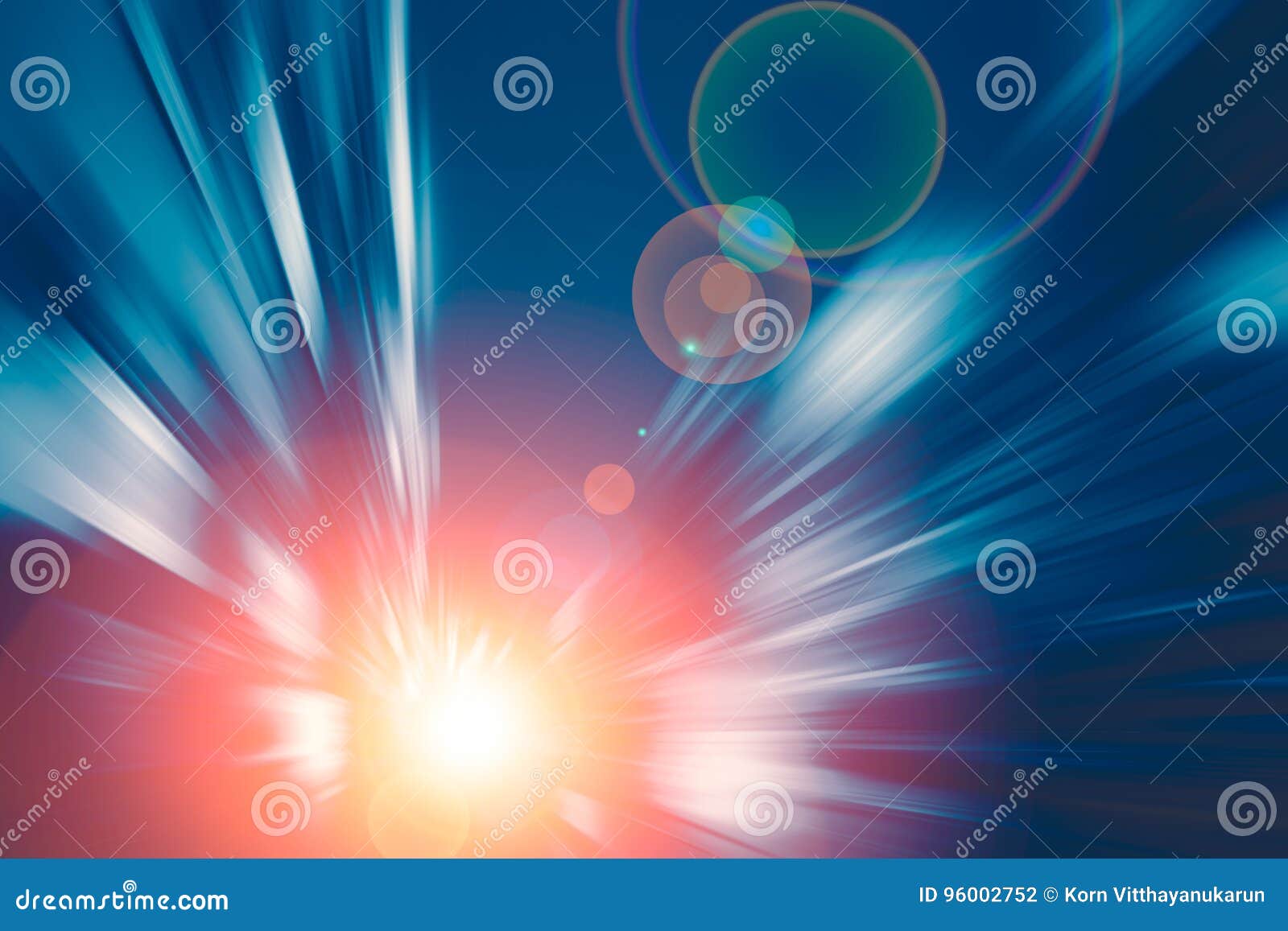 blue tech tone of blur motion moving fast speed goto the future concept