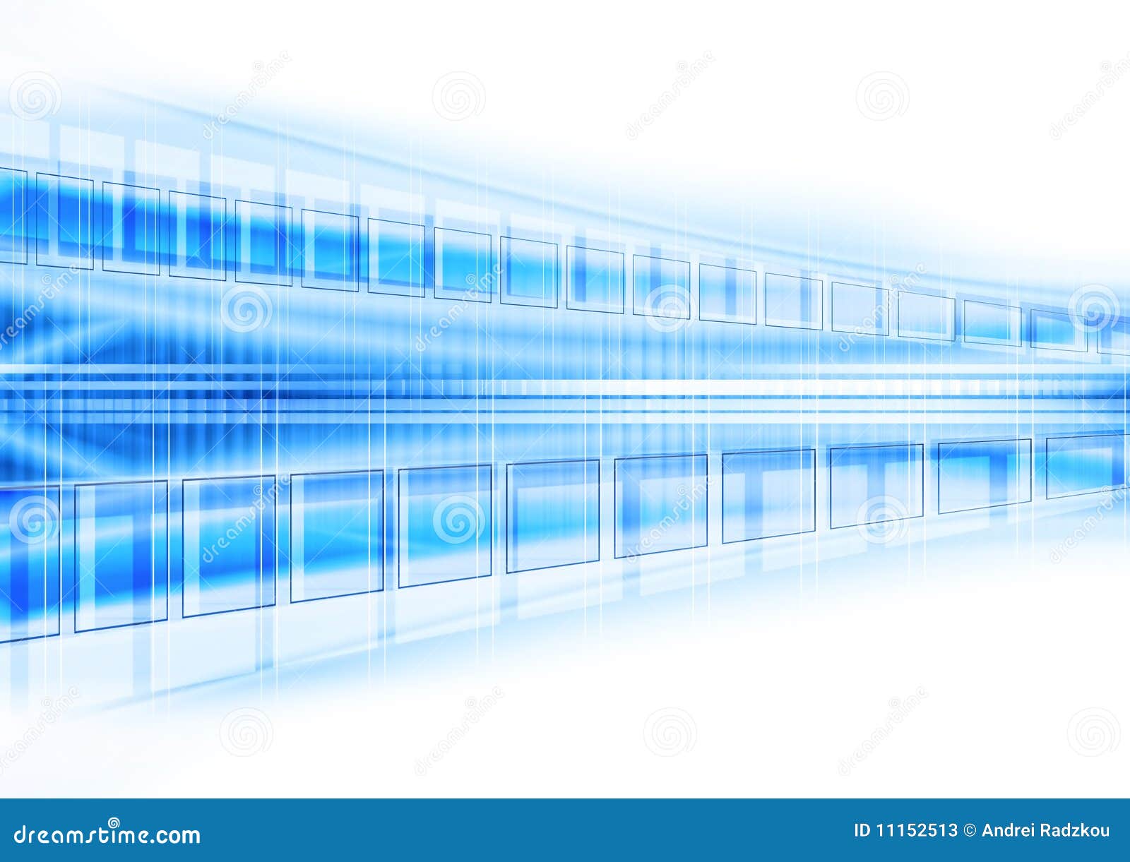 Blue techno background stock illustration. Illustration of design