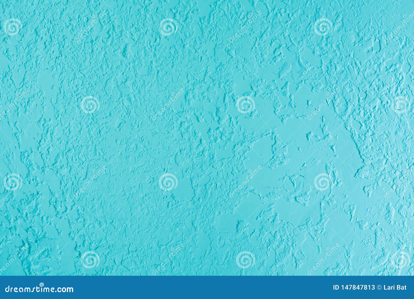Blue Textured Plastered Wall Fresh Otvetka In Commercial Premises