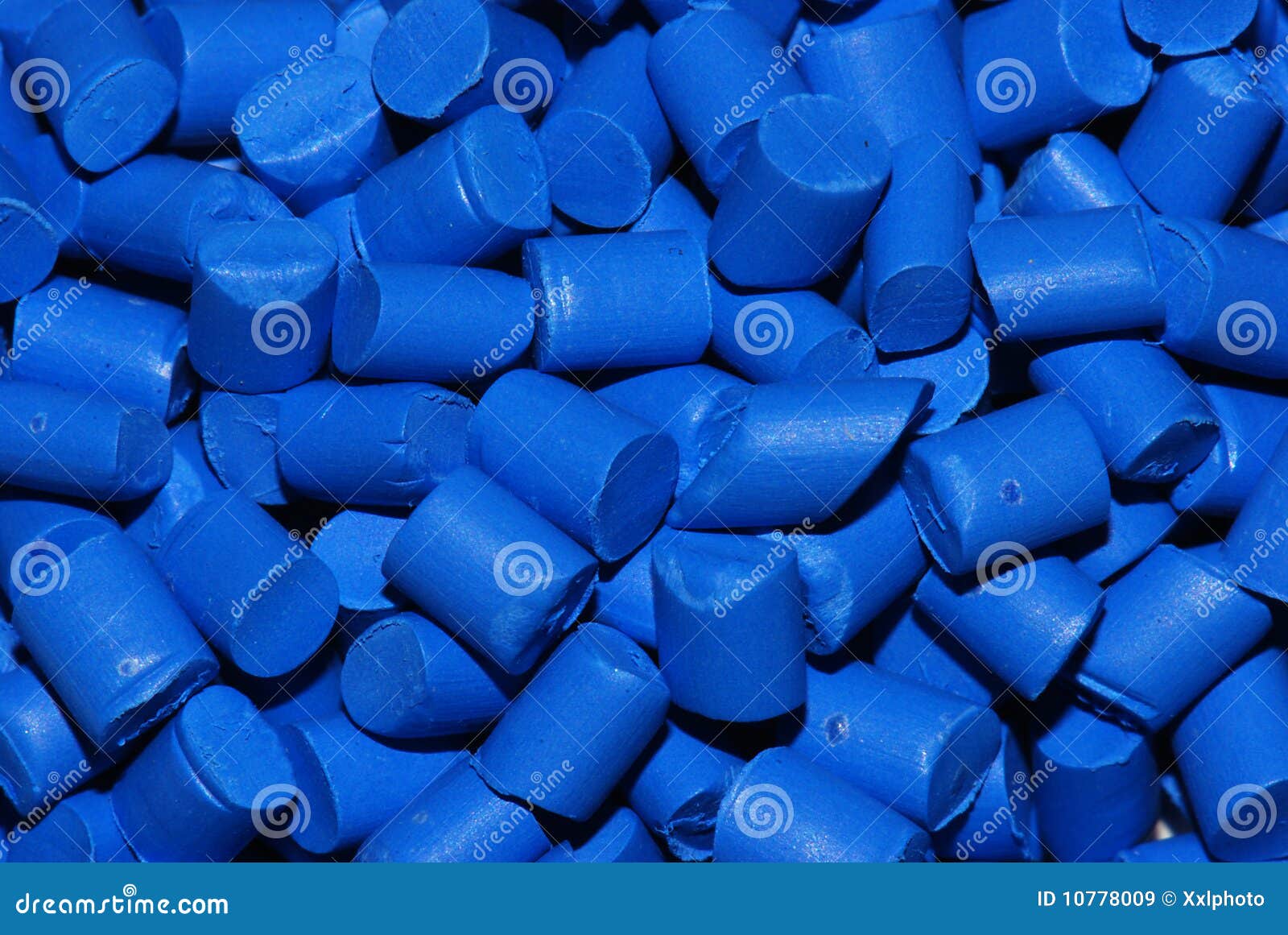 blue thermoplastic resin