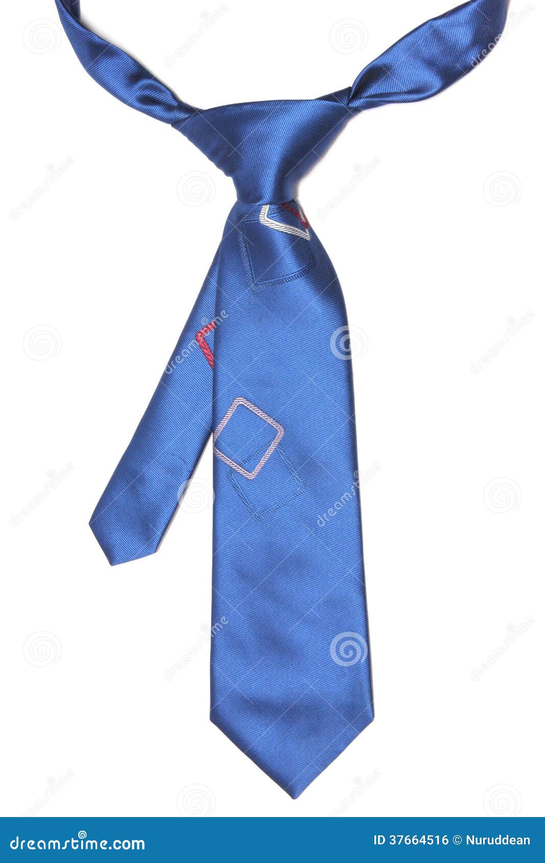 Blue tie isolated stock photo. Image of isolated, accessory - 37664516