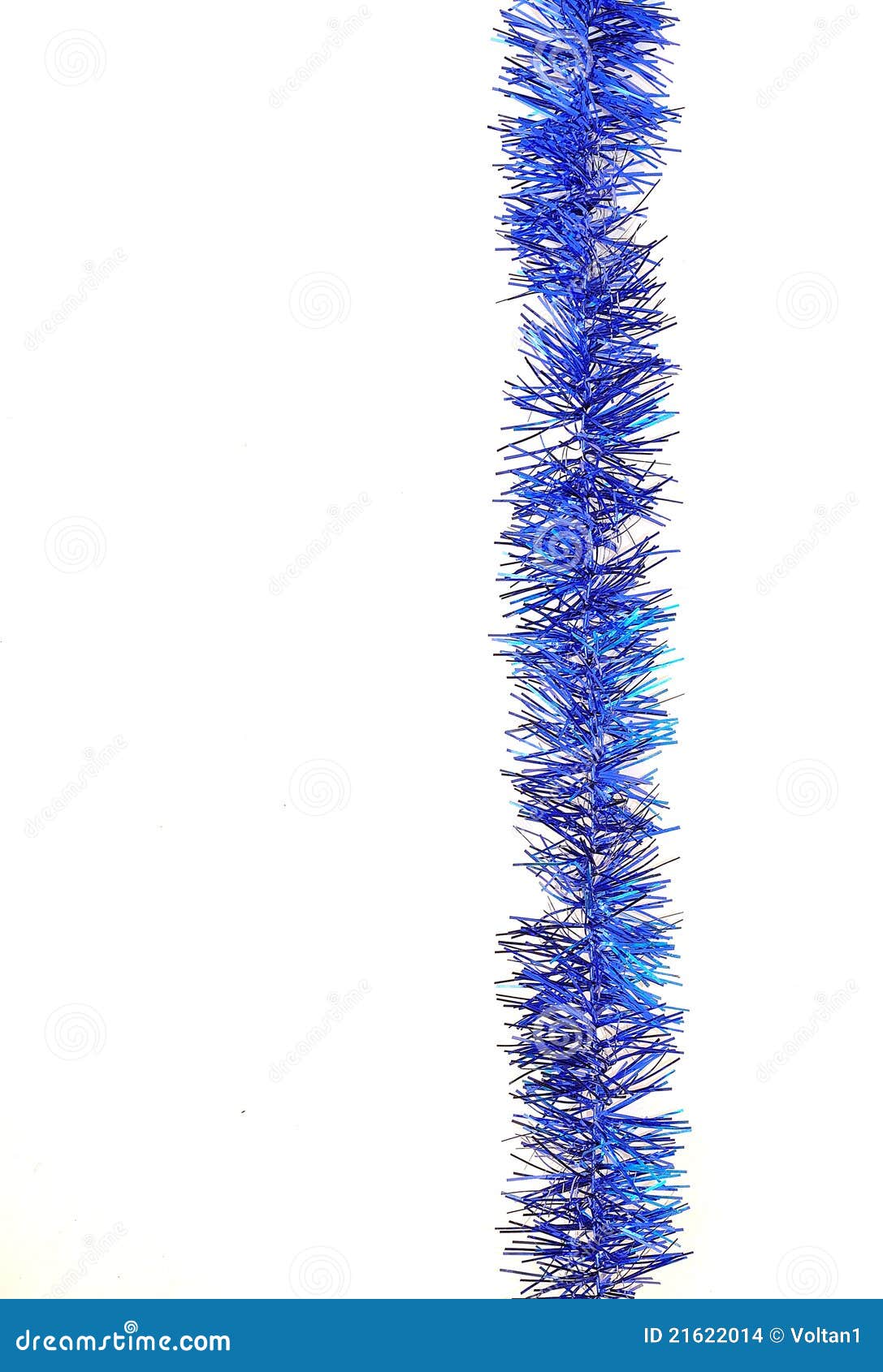 Blue tinsel stock photo. Image of round, space, decoration 21622014