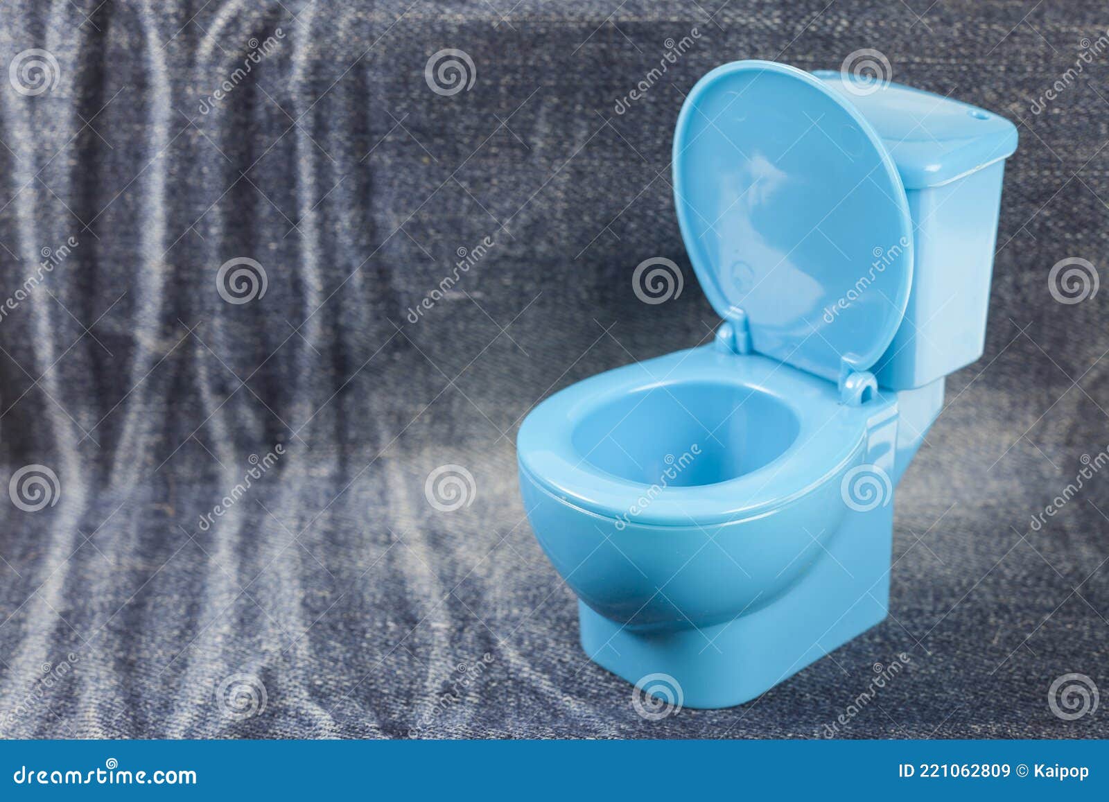 Blue toilet bowl stock image. Image of elegance, empty 221062809