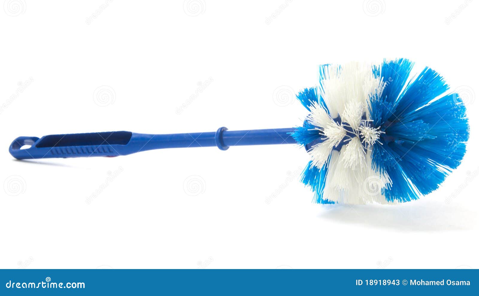 Blue Toilet Brush stock image. Image of gloves, handle 18918943