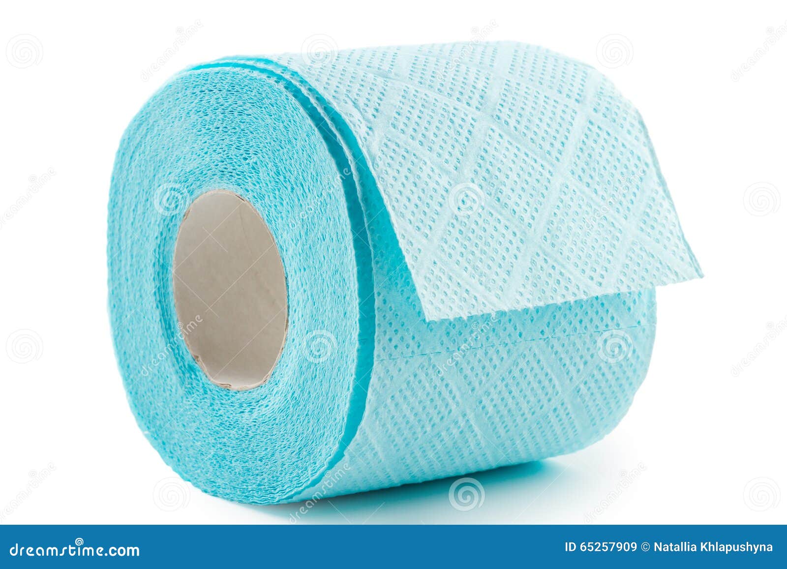 Blue toilet paper stock image. Image of toiletries, toilet 65257909