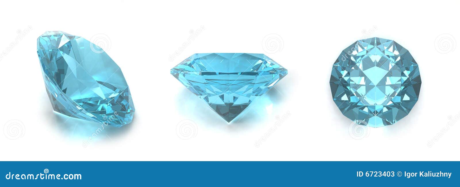 Blue topaz gems stock image. Image of gemstone, precious 6723403