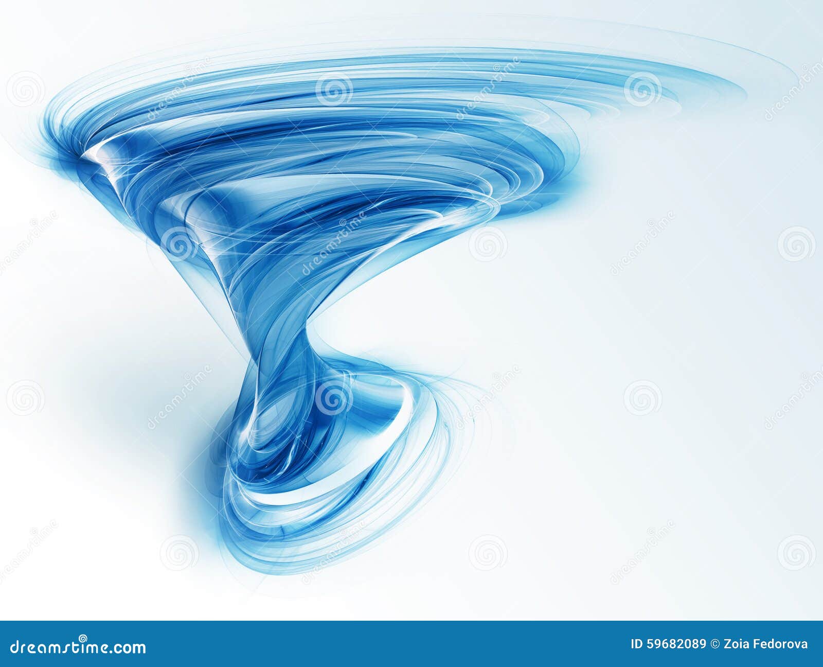 Blue tornado stock illustration. Illustration of black - 59682089