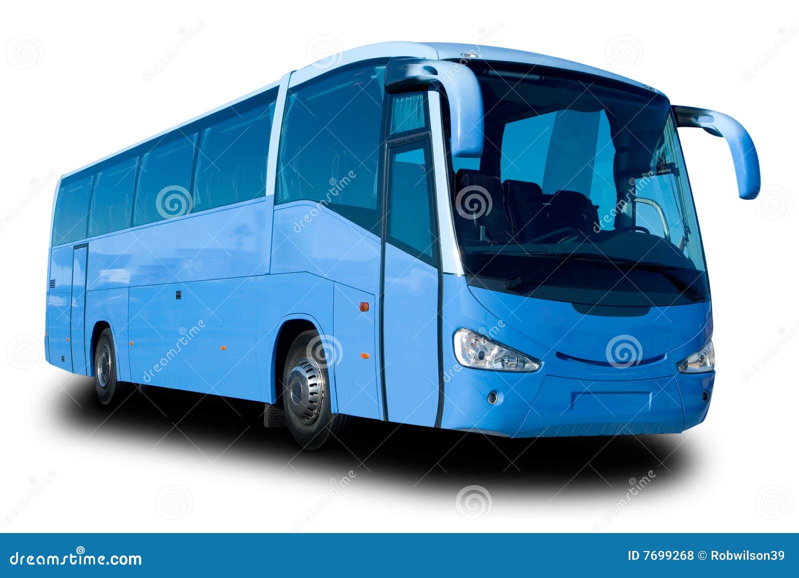 blue city tour bus