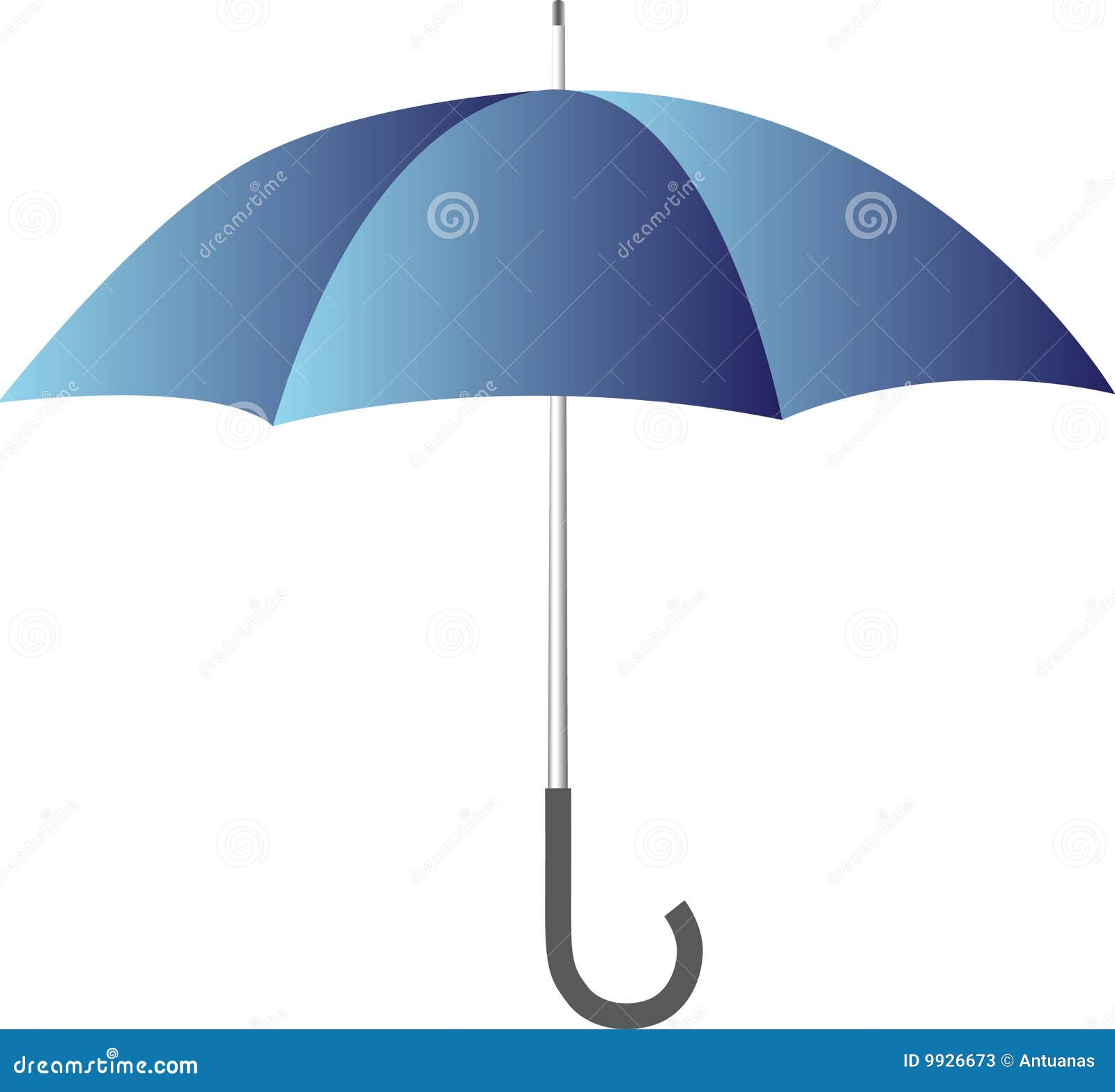 blue umbrella